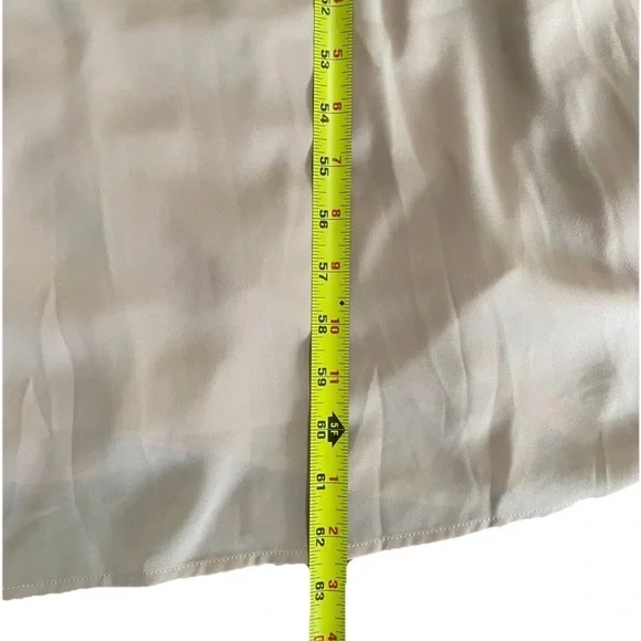 Show Me Your Mumu Jenn Chiffon Maxi Gown Dusty Pink V-Neck Flowing Dress M - Picture 8 of 10